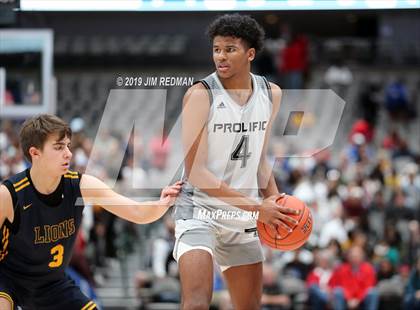 Thumbnail 2 in Prolific Prep of Napa Christian vs. St. Mark's (Thanksgiving Hoopfest) photogallery.