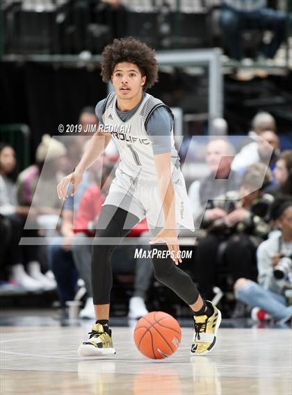 Thumbnail 1 in Prolific Prep of Napa Christian vs. St. Mark's (Thanksgiving Hoopfest) photogallery.