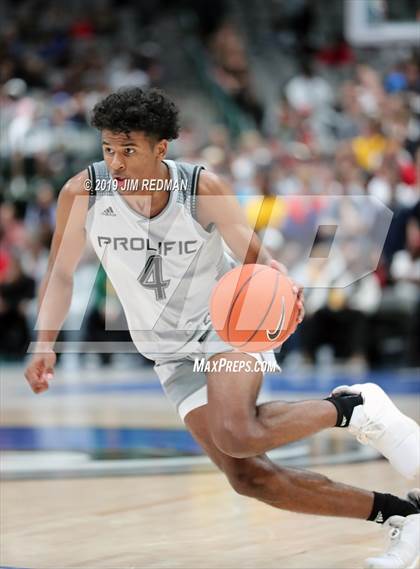 Thumbnail 2 in Prolific Prep of Napa Christian vs. St. Mark's (Thanksgiving Hoopfest) photogallery.