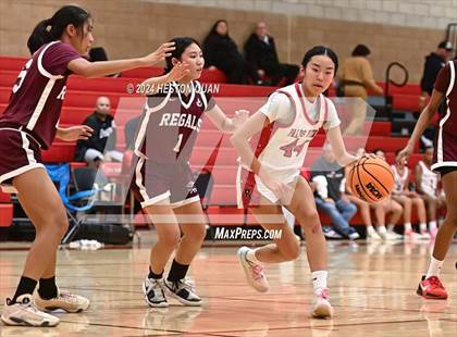 Thumbnail 2 in Notre Dame Academy vs. Palos Verdes (Battle at the Beach) photogallery.