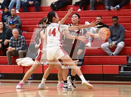 Thumbnail 3 in Notre Dame Academy vs. Palos Verdes (Battle at the Beach) photogallery.