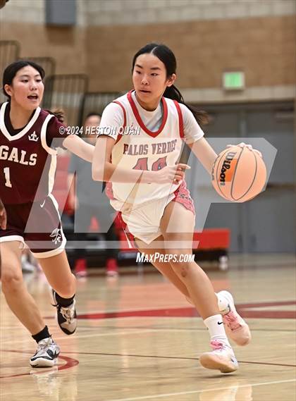 Thumbnail 2 in Notre Dame Academy vs. Palos Verdes (Battle at the Beach) photogallery.