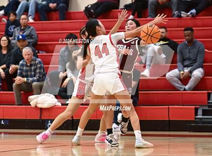 Thumbnail 1 in Notre Dame Academy vs. Palos Verdes (Battle at the Beach) photogallery.