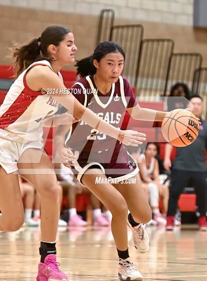 Thumbnail 2 in Notre Dame Academy vs. Palos Verdes (Battle at the Beach) photogallery.