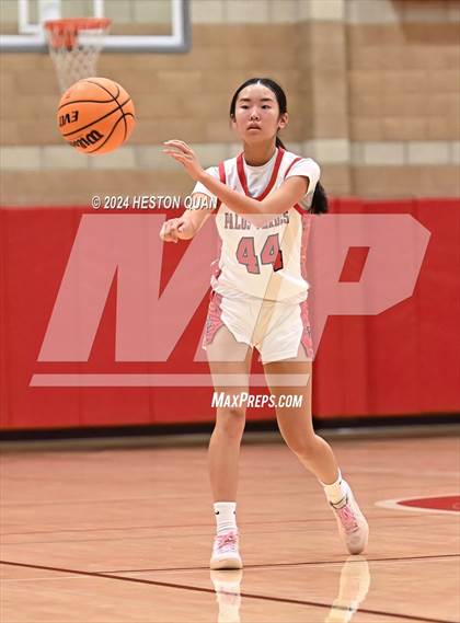 Thumbnail 3 in Notre Dame Academy vs. Palos Verdes (Battle at the Beach) photogallery.