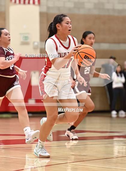 Thumbnail 3 in Notre Dame Academy vs. Palos Verdes (Battle at the Beach) photogallery.