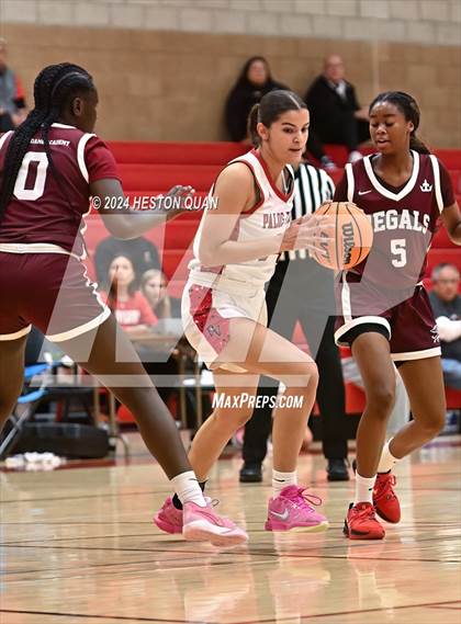 Thumbnail 2 in Notre Dame Academy vs. Palos Verdes (Battle at the Beach) photogallery.