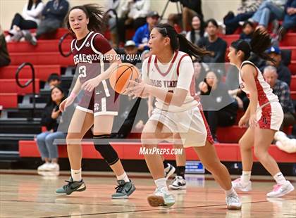 Thumbnail 2 in Notre Dame Academy vs. Palos Verdes (Battle at the Beach) photogallery.