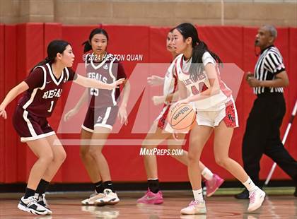 Thumbnail 3 in Notre Dame Academy vs. Palos Verdes (Battle at the Beach) photogallery.