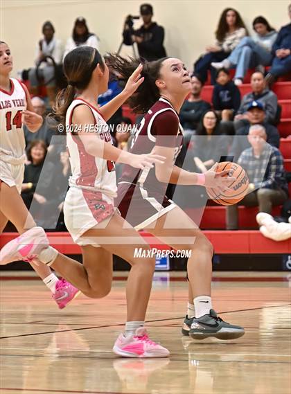 Thumbnail 1 in Notre Dame Academy vs. Palos Verdes (Battle at the Beach) photogallery.