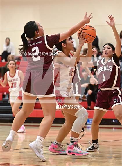Thumbnail 3 in Notre Dame Academy vs. Palos Verdes (Battle at the Beach) photogallery.