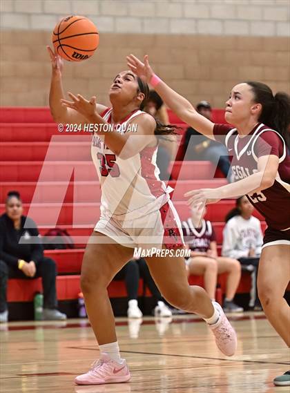 Thumbnail 3 in Notre Dame Academy vs. Palos Verdes (Battle at the Beach) photogallery.