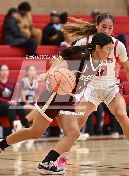 Thumbnail 2 in Notre Dame Academy vs. Palos Verdes (Battle at the Beach) photogallery.