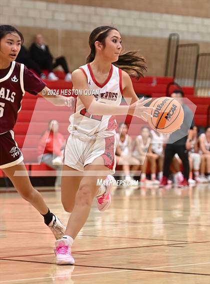 Thumbnail 3 in Notre Dame Academy vs. Palos Verdes (Battle at the Beach) photogallery.
