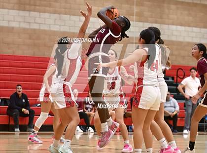 Thumbnail 2 in Notre Dame Academy vs. Palos Verdes (Battle at the Beach) photogallery.
