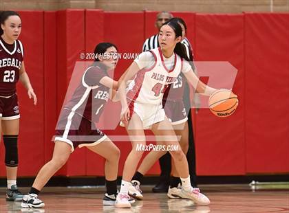 Thumbnail 2 in Notre Dame Academy vs. Palos Verdes (Battle at the Beach) photogallery.