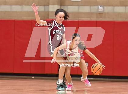 Thumbnail 3 in Notre Dame Academy vs. Palos Verdes (Battle at the Beach) photogallery.