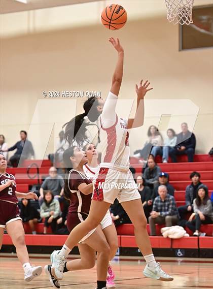 Thumbnail 2 in Notre Dame Academy vs. Palos Verdes (Battle at the Beach) photogallery.