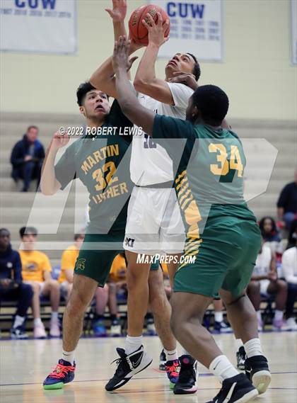 Thumbnail 3 in Pius XI Catholic VS Martin Luther (Wisconsin Basketball Yearbook Shootout) photogallery.