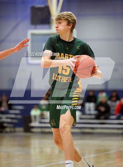 Thumbnail 1 in Pius XI Catholic VS Martin Luther (Wisconsin Basketball Yearbook Shootout) photogallery.