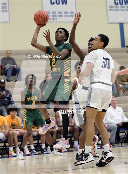 Thumbnail 2 in Pius XI Catholic VS Martin Luther (Wisconsin Basketball Yearbook Shootout) photogallery.