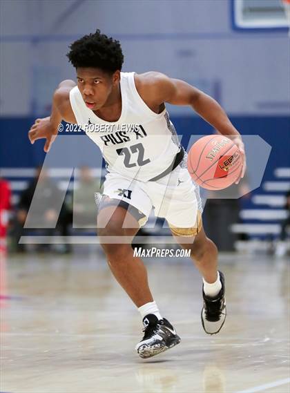 Thumbnail 2 in Pius XI Catholic VS Martin Luther (Wisconsin Basketball Yearbook Shootout) photogallery.