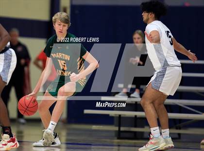 Thumbnail 1 in Pius XI Catholic VS Martin Luther (Wisconsin Basketball Yearbook Shootout) photogallery.