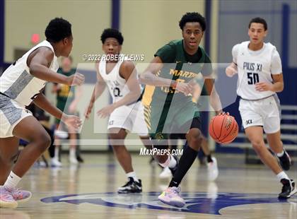 Thumbnail 3 in Pius XI Catholic VS Martin Luther (Wisconsin Basketball Yearbook Shootout) photogallery.