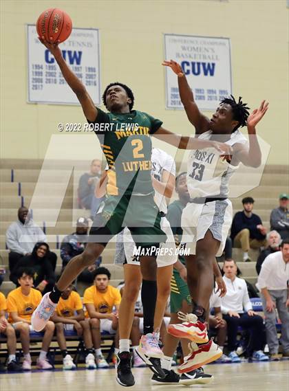 Thumbnail 2 in Pius XI Catholic VS Martin Luther (Wisconsin Basketball Yearbook Shootout) photogallery.