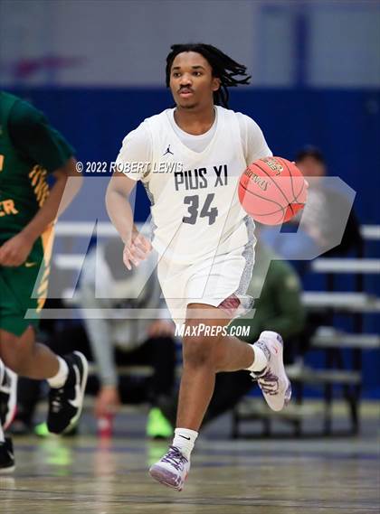 Thumbnail 1 in Pius XI Catholic VS Martin Luther (Wisconsin Basketball Yearbook Shootout) photogallery.