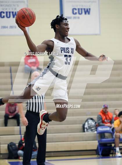 Thumbnail 1 in Pius XI Catholic VS Martin Luther (Wisconsin Basketball Yearbook Shootout) photogallery.