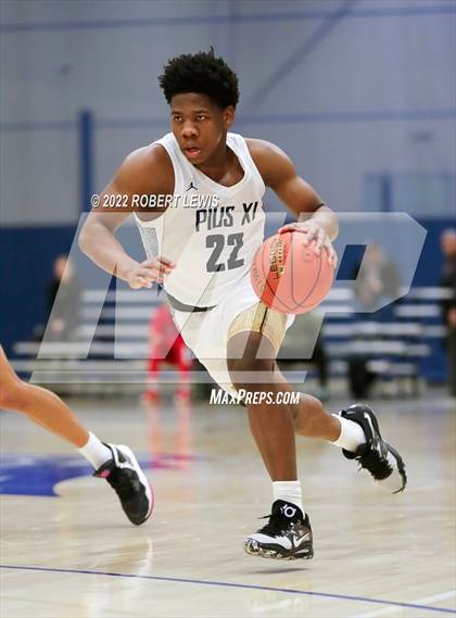 Thumbnail 3 in Pius XI Catholic VS Martin Luther (Wisconsin Basketball Yearbook Shootout) photogallery.
