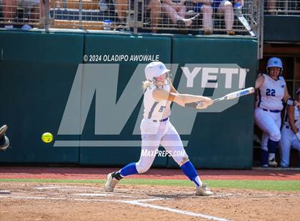 Thumbnail 2 in Beckville vs. Forsan (UIL 2A Softball Semifinal) photogallery.