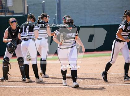 Thumbnail 1 in Beckville vs. Forsan (UIL 2A Softball Semifinal) photogallery.