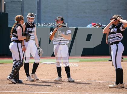 Thumbnail 2 in Beckville vs. Forsan (UIL 2A Softball Semifinal) photogallery.