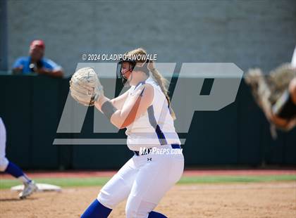 Thumbnail 2 in Beckville vs. Forsan (UIL 2A Softball Semifinal) photogallery.