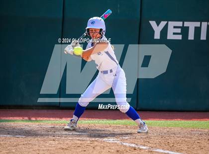 Thumbnail 2 in Beckville vs. Forsan (UIL 2A Softball Semifinal) photogallery.