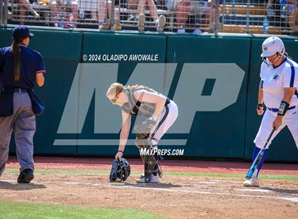 Thumbnail 2 in Beckville vs. Forsan (UIL 2A Softball Semifinal) photogallery.