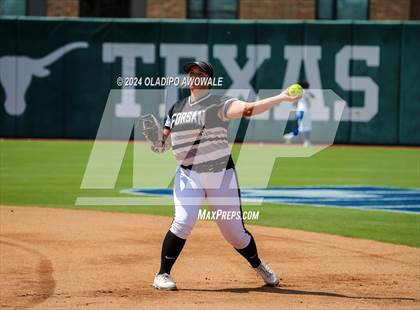Thumbnail 2 in Beckville vs. Forsan (UIL 2A Softball Semifinal) photogallery.