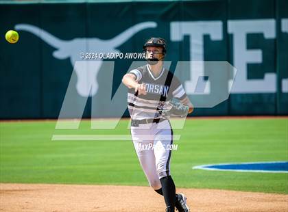 Thumbnail 2 in Beckville vs. Forsan (UIL 2A Softball Semifinal) photogallery.