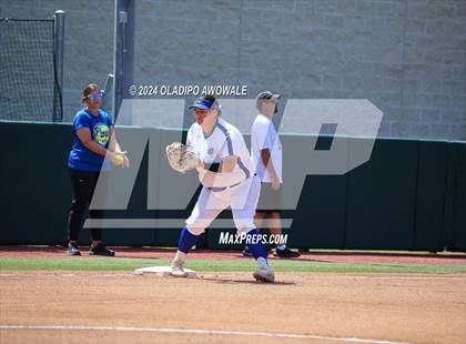 Thumbnail 2 in Beckville vs. Forsan (UIL 2A Softball Semifinal) photogallery.