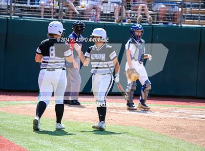 Thumbnail 2 in Beckville vs. Forsan (UIL 2A Softball Semifinal) photogallery.