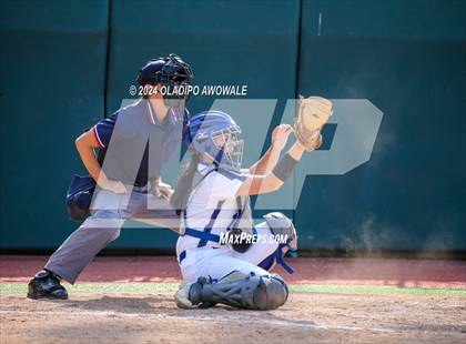Thumbnail 2 in Beckville vs. Forsan (UIL 2A Softball Semifinal) photogallery.