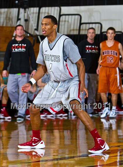 Thumbnail 2 in Madison vs Flower Mound Marcus (McDonald's Texas Invitational) photogallery.