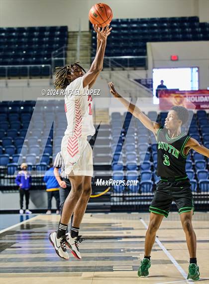 Thumbnail 1 in Scarborough vs. Austin (Houston ISD Tournament) photogallery.