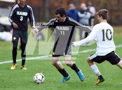 Thumbnail 2 in Hand @ Joel Barlow (CIAC Class L 2nd Round) photogallery.