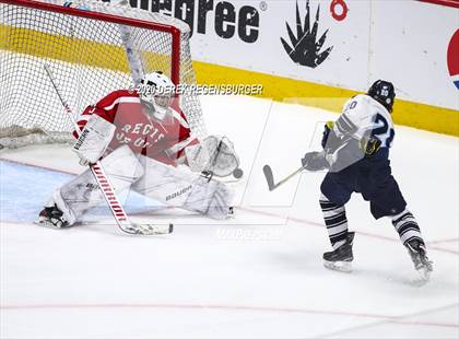 Thumbnail 1 in Valor Christian vs. Regis Jesuit (CHSAA Frozen Four) photogallery.