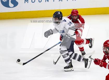 Thumbnail 1 in Valor Christian vs. Regis Jesuit (CHSAA Frozen Four) photogallery.