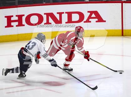 Thumbnail 1 in Valor Christian vs. Regis Jesuit (CHSAA Frozen Four) photogallery.