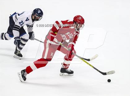 Thumbnail 1 in Valor Christian vs. Regis Jesuit (CHSAA Frozen Four) photogallery.